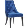 HD-1621 Metal Dining Chair With Button Deco