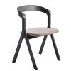 IW-118 Ash Wood Simple Chair With Padded Seat