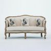 IB-1139 classicl design solid wood 3-seats sofa