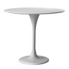 IDT-719 Dining Table With Slab Ston Table Top And Tulip Base