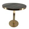 IDT-728 Laminate Dining Table With Stainless Steel Seam