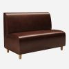 IB-1108 Low Back Leather Upholstered Booth Seating
