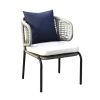 OT-1522 Wing Back Outdoor Dining Chair For Restaurant Use