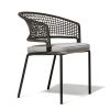 OT-1523 Open Back Outdoor Rattan Chair With Cushion