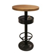 IBT-801 Solid Wood High Table With Feetrest