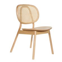 WR-1314 Wood Dining Chair WithRound Cane Back 