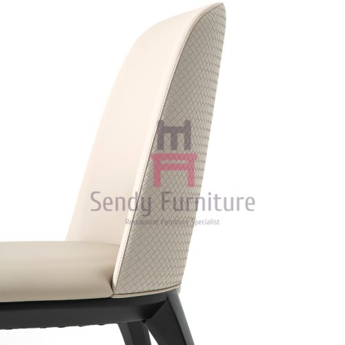 IW-197 Hollowed Back Tufted Upholstered Chair 