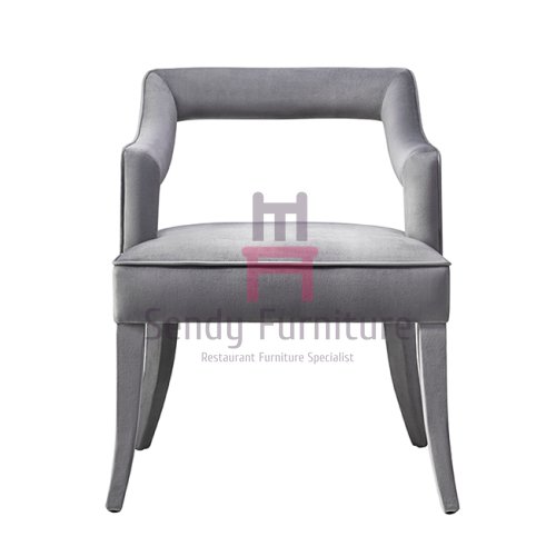 IW-185 Fully Upholstered Hollowed Back Dining Chair