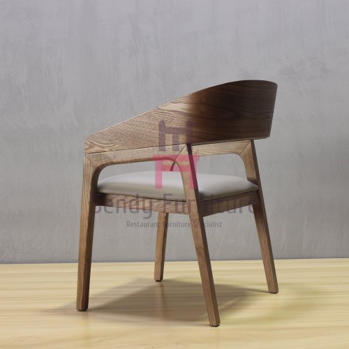 IW-176 Open Back Restaurant Wood Dining Chair