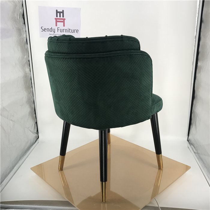IW-148 Double Layer Back Tufted Velvet Chair
