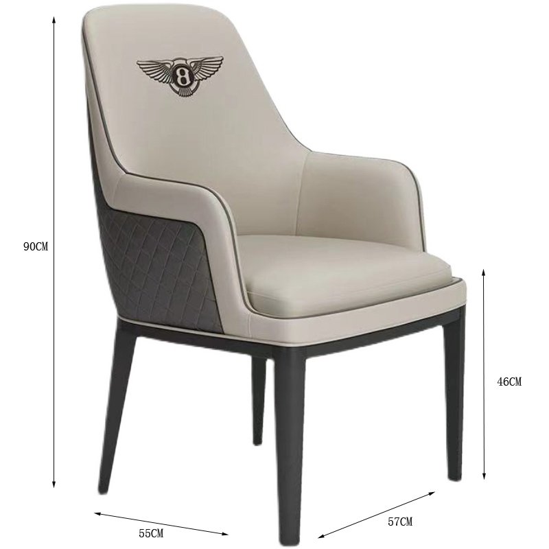 IW-167 High Back Arm Chair With Diamond Stitch