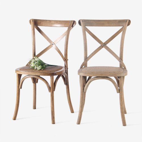 IW-130 X Back Bent Wood Dining Chair