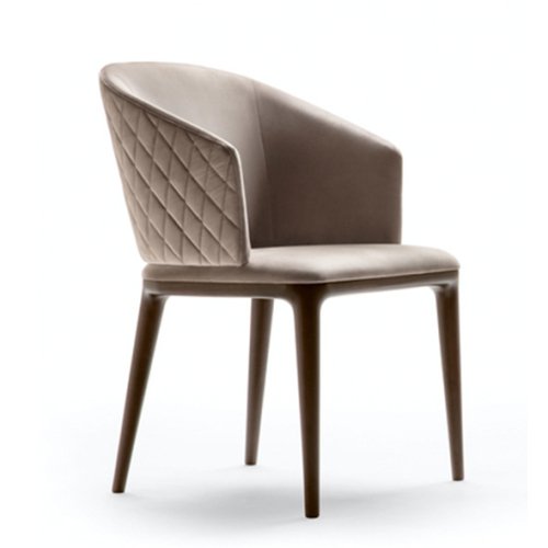 IW-124 Wood Dining Chair With Diamond Stitch On The Back