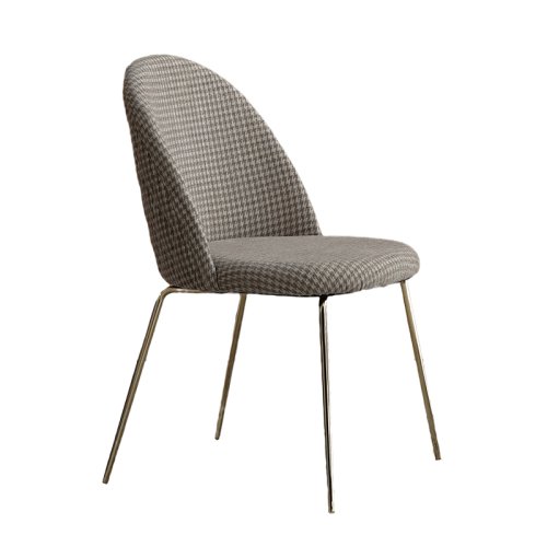 IM-237 KD Structure Light Weight Metal Dining Chair 