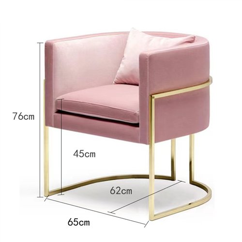 IS-508 Stainless Steel Frame Arm Chair For Hotel Use