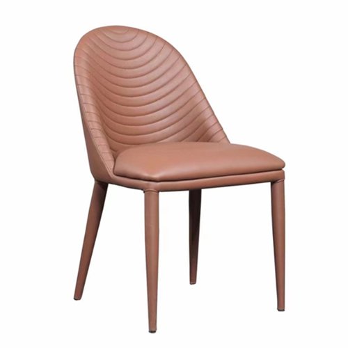 IM-269 Fully Upholstered Tufted Back Metal Dining Chair