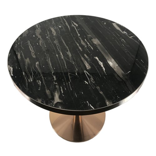 IDT-729 Subulate Dual Color Table Base With Marble Table Top