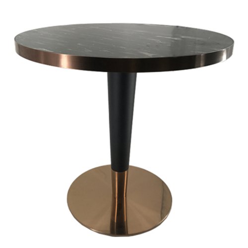 IDT-729 Subulate Dual Color Table Base With Marble Table Top