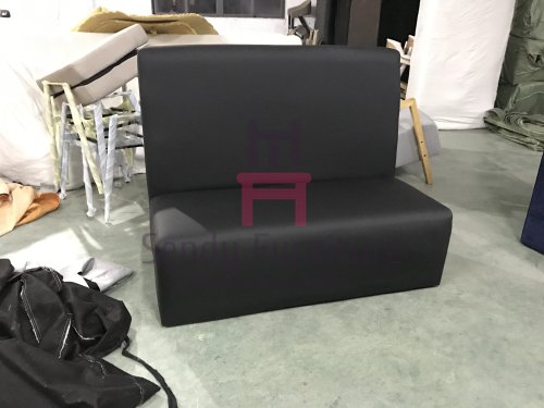 IB-1108 Low Back Leather Upholstered Booth Seating