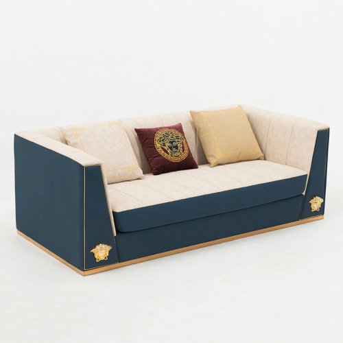 iBC-1230 luxury upholstered sofa with hardware for hotel use