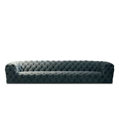 IB-1222 Chesterfield Style Upholstered 4-setas sofa