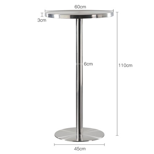 IBT-813 Fully Body Aluminum High Table For Restaurant