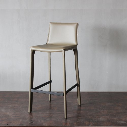 IBS-931 Durable Tanned Leather Barstool 