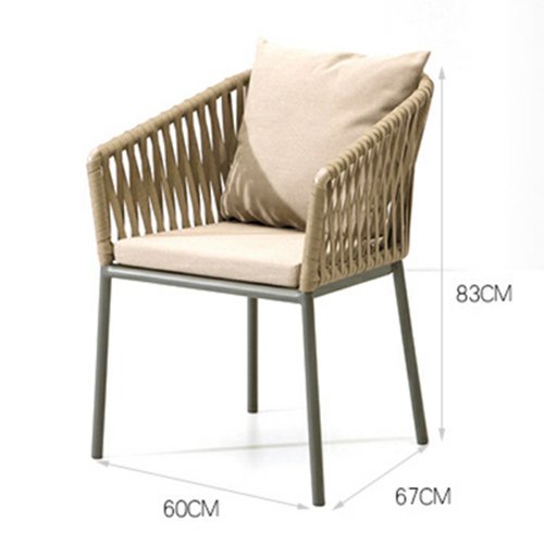 OT-1514 Outdoor Dining Chair With PE Rattan