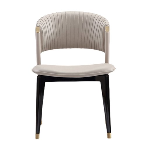 HD-1638 Tufted Back Upholstered Leather Dining chair 