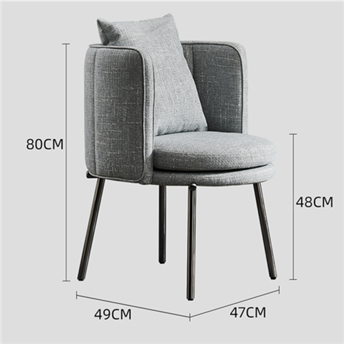 HD-1645 360 Degree Rotatable Round Dining Chair
